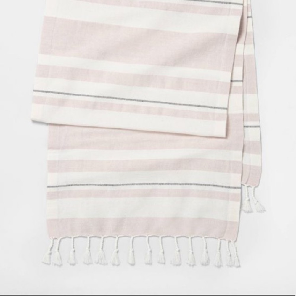 Oversized Table runner from hearth &hand